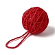 Yarn Knitted Christmas Ball Ornaments AJEW-P106-01A-3