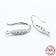 Rhodium Plated 925 Sterling Silver STER-L054-03P-1
