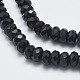 Brins de perles d'onyx noir naturel G-K246-25A-3