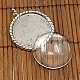 26mm Transparent Clear Domed Glass Cabochon Cover for Photo Pendant Making TIBEP-X0006-AS-FF-4