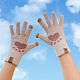 Бархатные перчатки с полными пальцами COHT-PW0001-09I-1