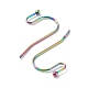 Placage ionique (ip) 316 crochets de boucle d'oreille en acier inoxydable STAS-E145-09M-2