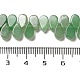 Fili di perline di avventurina verde naturale G-B064-B06-5