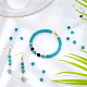Nbeads 8 Strands Synthetic Turquoise Beads Strands G-NB0002-82-5