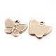 Cadmium Free & Nickel Free & Lead Free Alloy Butterfly Charms PALLOY-N0127-16RG-NR-1