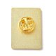ファッションタロットカードエナメルピン  合金のブローチ  ゴールドカラー  星xvii  30.5x21x10mm  ピン：1mm JEWB-P008-J03-2