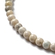 Brins de perles de magnésite naturelle G-L555-02A-01-3