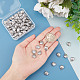 SUNNYCLUE 1 Box 100Pcs Silver Shell Charms 316 Stainless Steel Sea Charms Seashell Charm Ocean Beach Summer Hawaii Animals Charm for Jewelry Making Charms DIY Necklace Earrings Bracelet Craft Adult STAS-SC0004-46-3