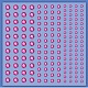アクリルラインストーンフェイシャルステッカー  メイクアップフェイスアイボディ用の自己粘着フェイスダイヤモンド  濃いピンク  10x10cm PW-WG72147-07-1