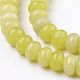 Chapelets de perles en jade citron naturel G-O162-06-5x8mm-3