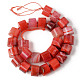 Natural Red Agate Beads Strands G-S370-033-2