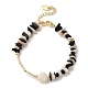 Bracelets de perles en perles naturelles BJEW-C051-38G-1