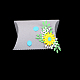 炭素鋼カッティングダイステンシル  DIYスクラップブッキング/フォトアルバム用  装飾的なエンボス印刷紙のカード  花と葉の枕  マットプラチナカラー  123.5x156x0.6mm DIY-I015-12-4