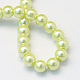 Backen gemalt pearlized Glasperlen runden Perle Stränge HY-Q003-6mm-46-4
