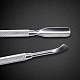 Double Head Stainless Steel Cuticle Pusher MRMJ-G001-28-4