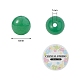 DIY kits de fabricación de pulseras elásticas de cuentas de aventurina verde natural DIY-CJ0001-21E-2