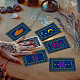 FINGERINSPIRE Layered Tarot Painting Stencil 11.7x8.3 inch DIY Tarot Painting Stencils Plastic Hand Sun Snake Moon Stars Devil's Eye Patterns Template Reusable Stencils for DIY Projects Crafts DIY-WH0396-426-5