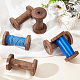 Wooden Empty Spools WOOD-WH0034-03A-5