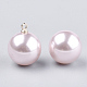 Eco-Friendly ABS Plastic Imitation Pearl Beads MACR-S367-D-06-3