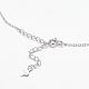 Sterling Silver Pendant Necklaces NJEW-P175-13P-3