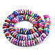 Handmade Polymer Clay Beads Strands X-CLAY-T020-02-2