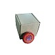 クラフト紙の折りたたみボックス  正方形  厚紙ギフト箱  メーリングボックス  バリーウッド  52x36.5x0.2cm  完成品：23x23x4cm CON-F007-A04-5