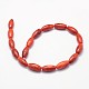 Synthetic Grass Coral Rice Beads Strands CORA-E030-09-2