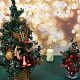 Gorgecraft 2pcs 2 estilos navidad campana colgante decoraciones HJEW-GF0001-35-7