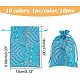 Pochettes en polyester&nbsp;ABAG-WH0028-11C-2