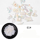 アワビの殻/パウア貝殻チップ  偽アクリル＆UVジェルネイル用  ネイルフレークの装飾  ベージュ  4cm  2 G /ボックス MRMJ-Q034-012A-2