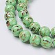 Sea Shell and Synthetic Turquoise Assembled Beads Strands X-G-G758-02-4mm-3