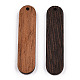 Natural Wenge Wood Pendants WOOD-T023-37-2