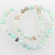 Chapelets de perles rondes en pierre d'agate naturelle G-E233-03-2