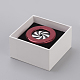 Legierung Schmuck Ring Box OBOX-G012-02A-3