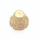 Multi-Petal Brass Bead Caps KK-O077-05-1