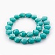 Chapelets de perles en verre opaque de couleur unie GLAA-E405-04-A04-2