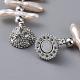 Bracelets de perles de perle de keshi de perle baroque naturelle BJEW-JB04993-4