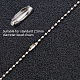 Unicraftale ca. 30pcs 60cm Edelstahl Kugelketten Perlenkette Herstellung Perlenkette Kette für Männer Frauen Schmuckkette DIY Herstellung IFIN-UN0001-01-7