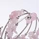 Four Loops Wrap Gemstone Beads Bracelets BJEW-JB02590-3