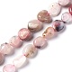 Rosa naturale perline opale fili G-L493-13-1