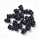 Perles naturelles agate gourou noir pour bouddhisme X-G-D609-02-A-3