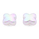 Perlas de acrílico chapadas en arco iris iridiscentes OACR-N010-055-4