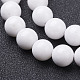 Chapelets de perles rondes en jade de Mashan naturelle X-G-D263-8mm-XS01-2