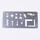 Stampi per piastre in acciaio per unghie AJEW-TA0003-B01-2