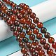 Natural Agate Round Bead Strands G-R197-8mm-4