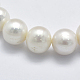 Brins de perles de culture d'eau douce naturelles PEAR-K003-13A-3