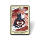 San Valentino cartone animato creativo simpatico gatto in bianco e nero gli amanti spille smaltate dei tarocchi JEWB-Q039-01A-1