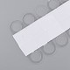 Transparente selbstklebende PVC-Aufhängelaschen CDIS-Z001-02A-2