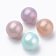 Umweltfreundliche Perlenperlen aus Kunststoffimitat X-MACR-S277-8mm-A-1