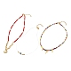 Conjuntos de collares con cuentas de semillas de vidrio con cuentas de mal de ojo NJEW-JN03722-02-1